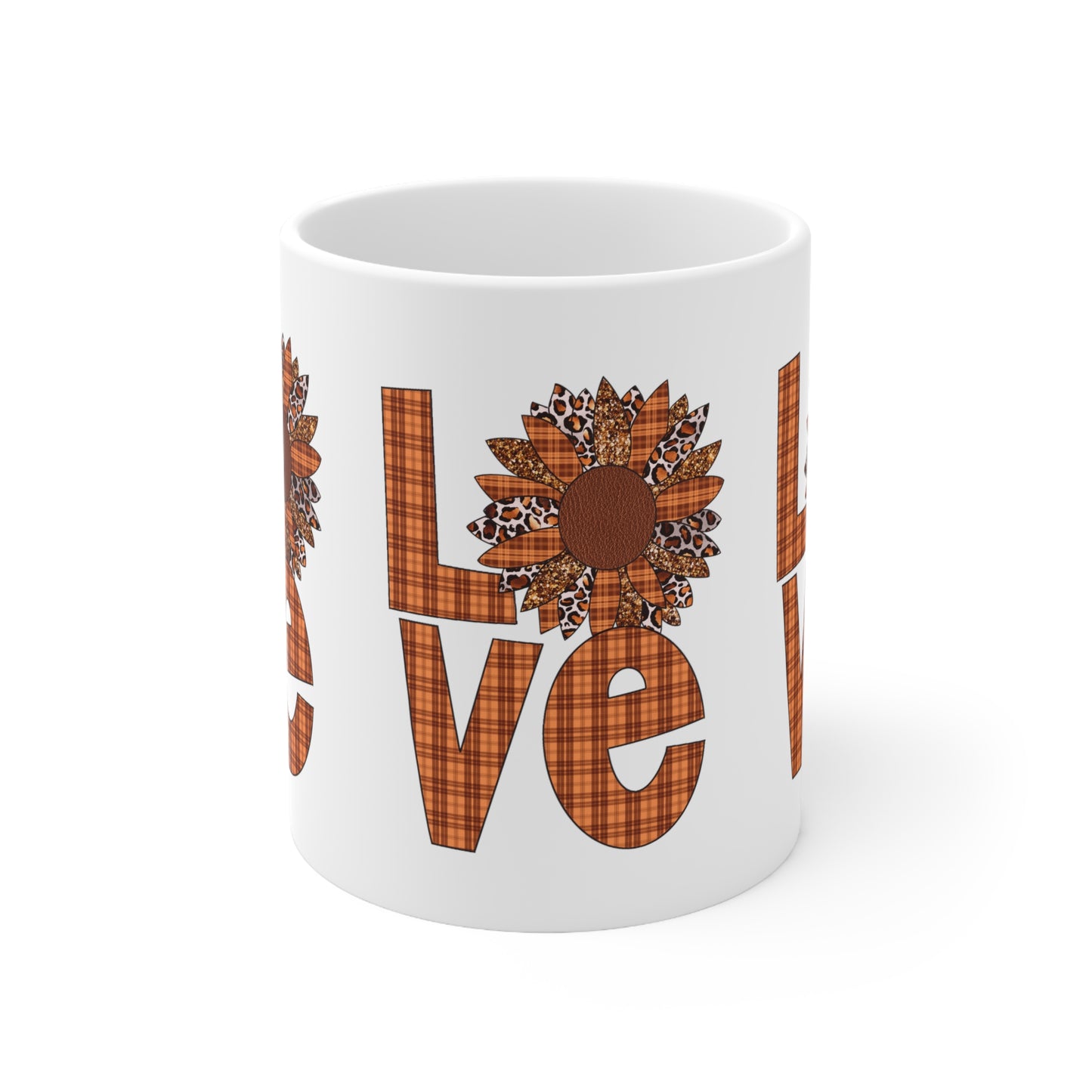 Fall Sunflowers - Ceramic Mug 11oz - 2 of 4 (Orange)